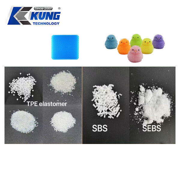 TPE Elastomer Shoe Raw Material with Wide Hardness Range, Good Elasticity, and Soft Dry Touch for Injection Molding
