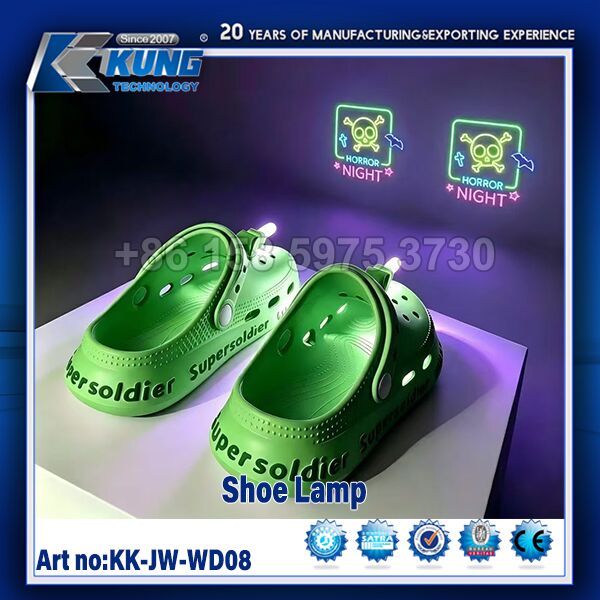 Creative Glowing LED Shoe Light with Colorful Lights for Easy Installation on Crocs