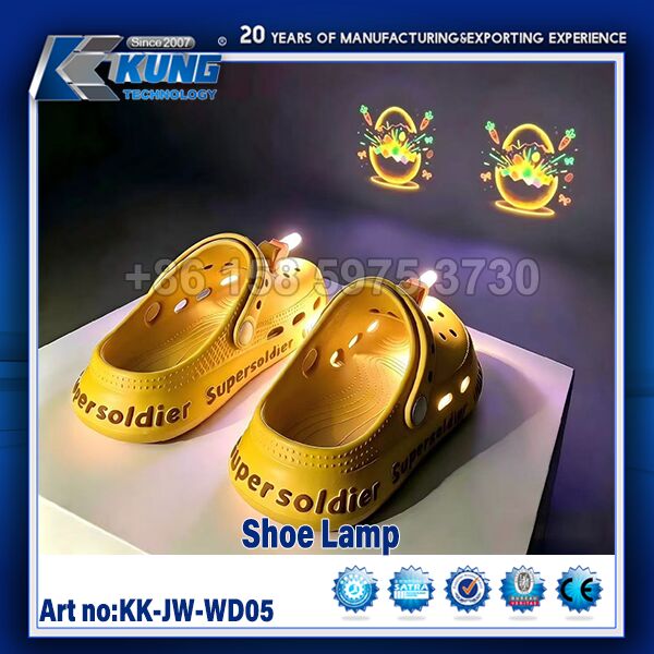 Creative Glowing LED Shoe Light with Colorful Lights for Easy Installation on Crocs