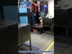 두 스테이션 4 샷 주사 폼 머신