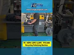 PE, HDPE, LDPE, LLDPE, PVC 및 ABS용 40-60kg/h 플라스틱 재활용 펠릿화 기계